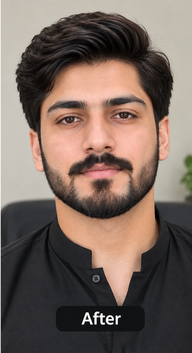 Fade & Beard Reshape after